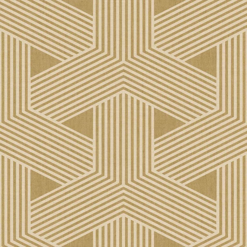 Bézs vlies tapéta, geometrikus minta, 30132, Energie, Cristiana Masi by Parato