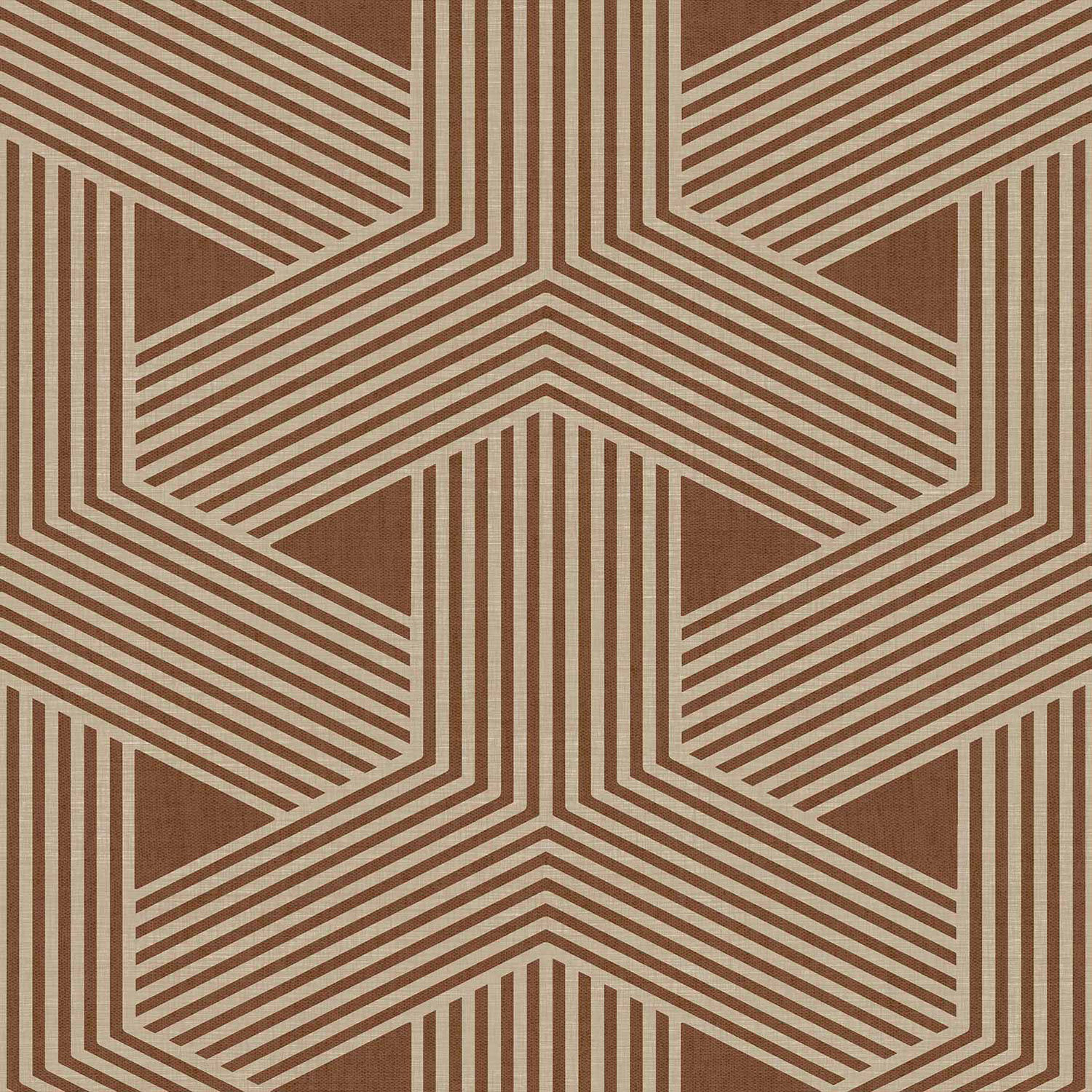 Barna vlies tapéta, geometrikus minta,  30134, Energie, Cristiana Masi by Parato