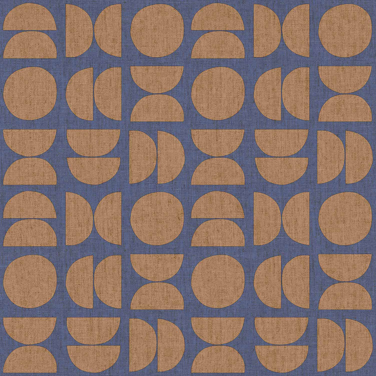 Kék vlies tapéta, geometrikus minta, 30158, Energie, Cristiana Masi by Parato