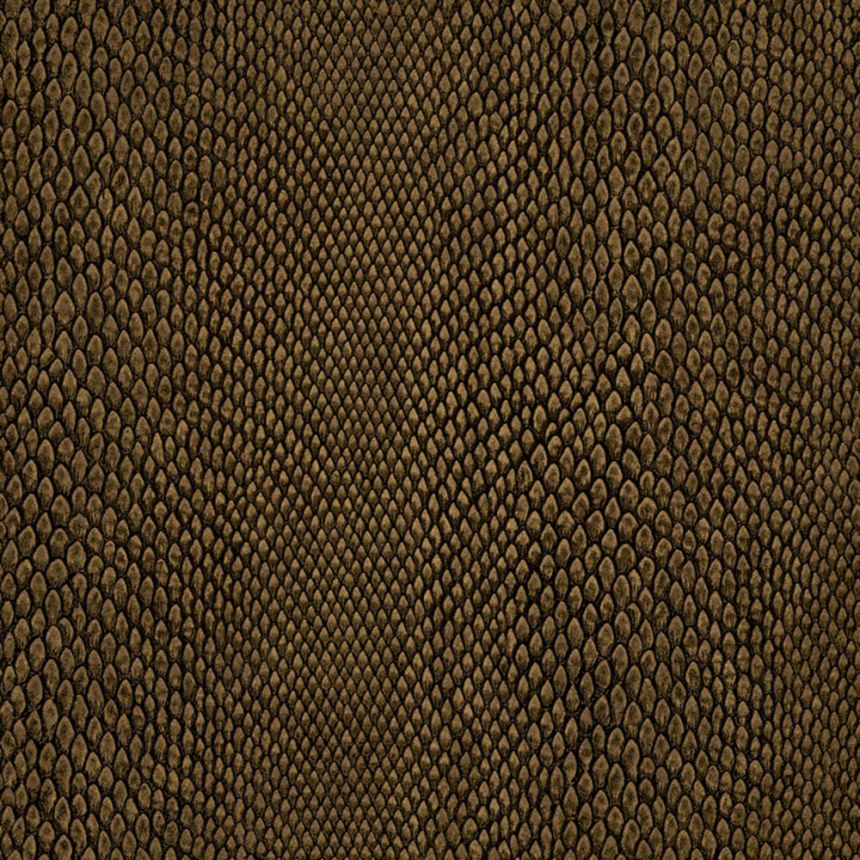 Vlies tapéta, barna-bronz, imitace kůže, NHW1037, Perla, Decoprint