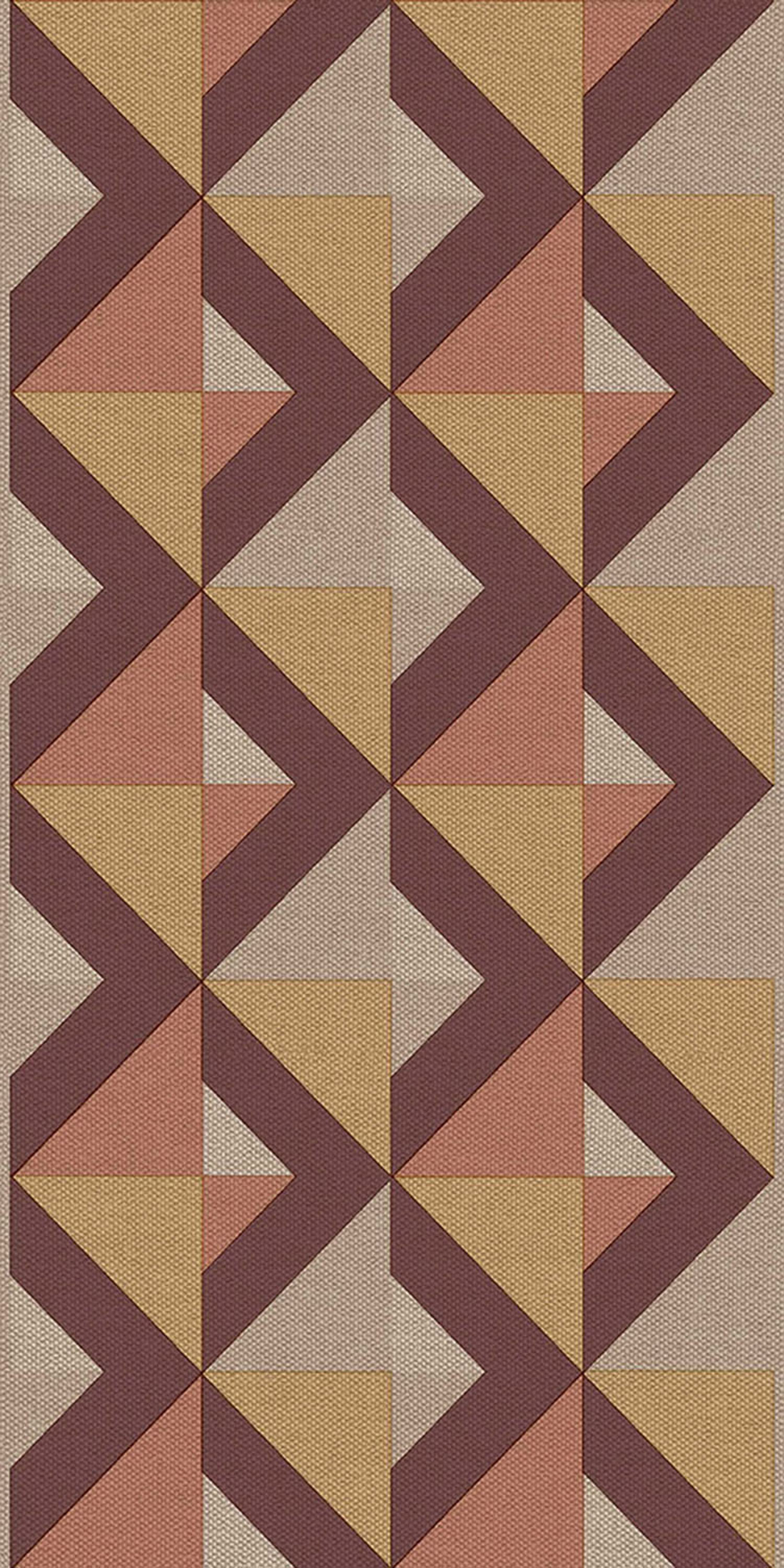 Geometrikus vlies tapéta bordűr, bordó, B39098, Arché, Cristiana Masi by Parato