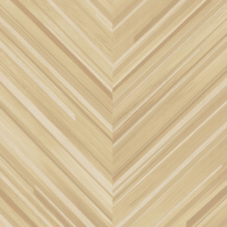 Bézs geometrikus vlies tapéta, halszálka, 340161, Gilded, Eijffinger