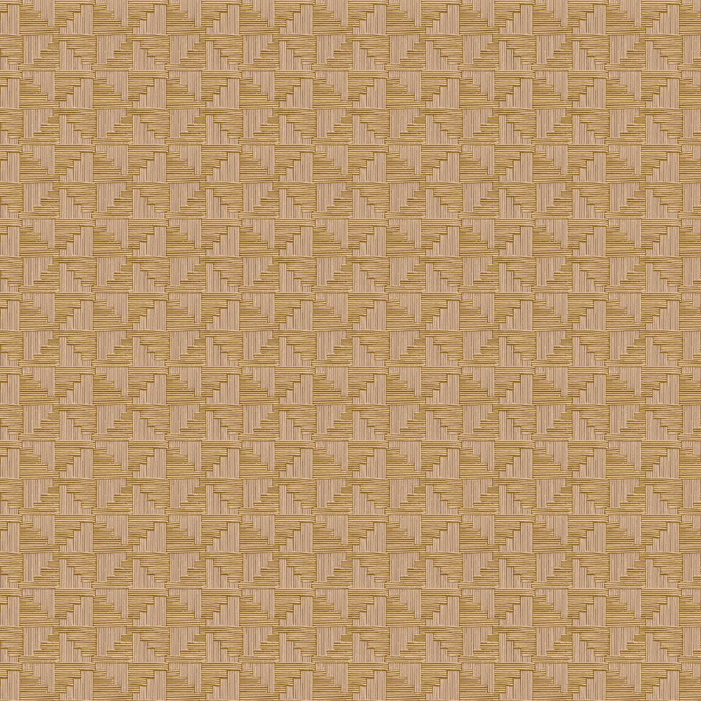 Okker vlies geometrikus retro tapéta, 333652, Revive, Eijffinger