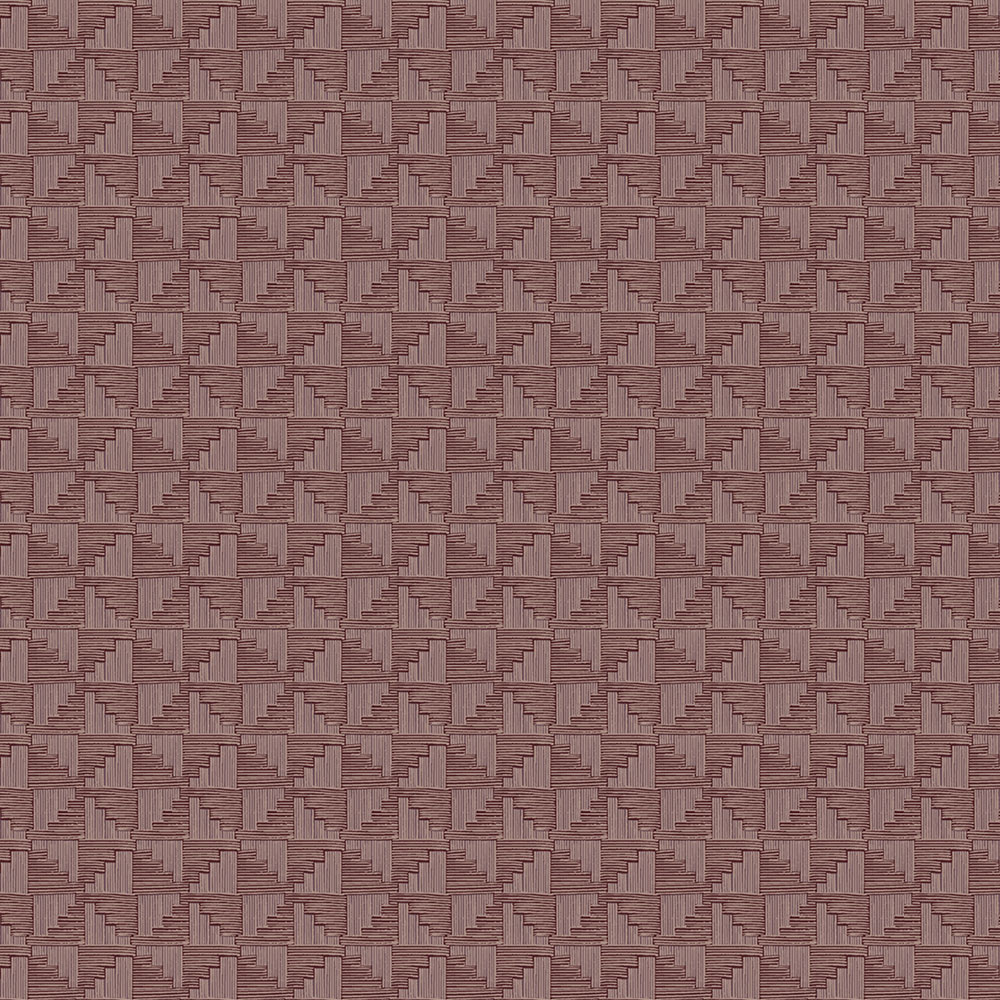 Lila vlies geometrikus retro tapéta, 333655, Revive, Eijffinger