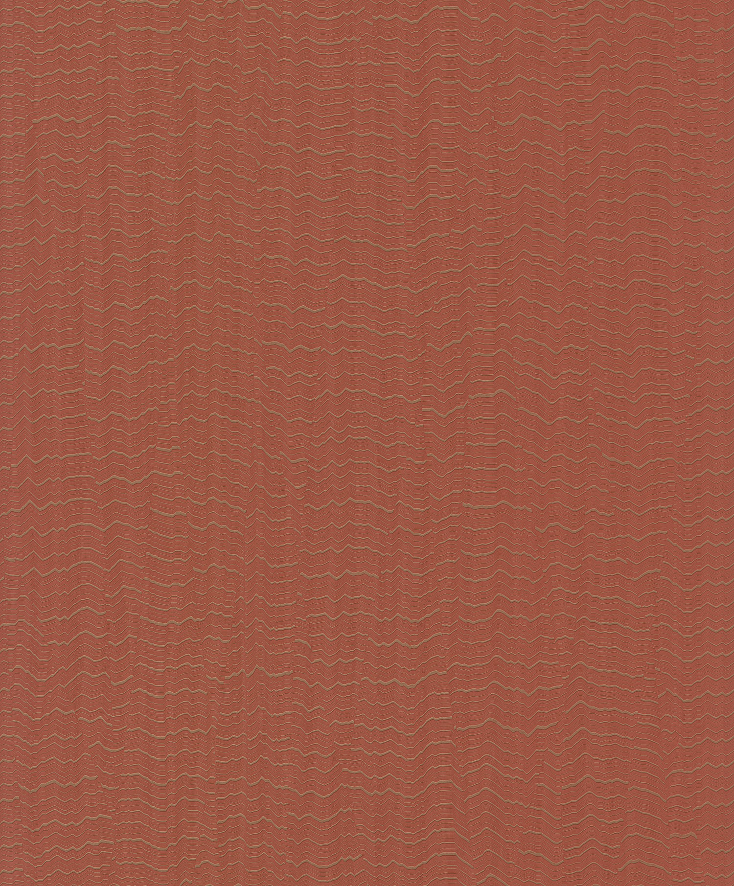 Téglavörös vlies tapéta, hullámok, BZ3409, Belize, Grandeco