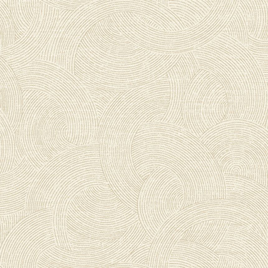 Geometrikus vlies tapéta, krém, PH3302, Perfect Harmony, Grandeco