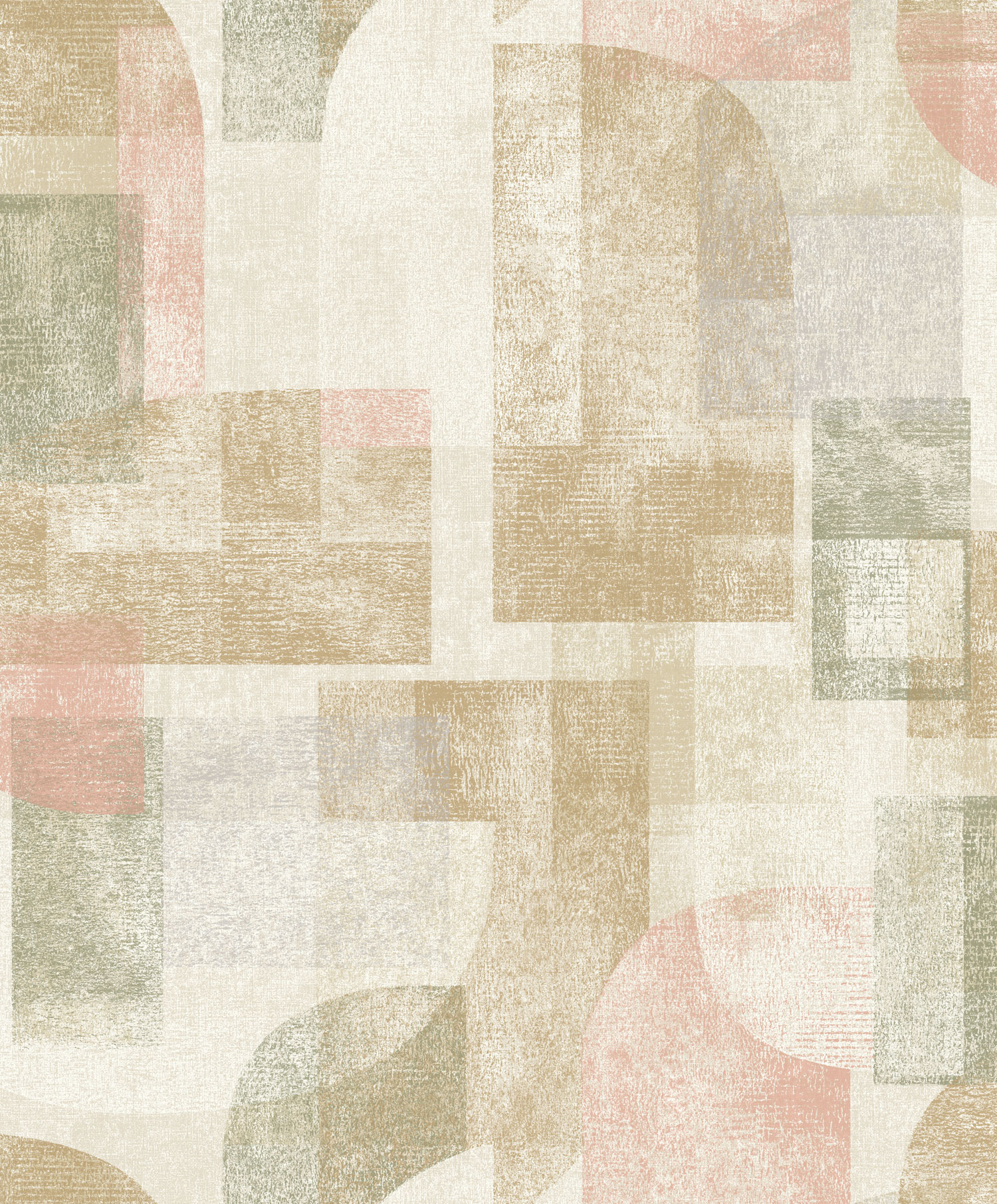 Geometrikus vlies tapéta, zöld, PH3507, Perfect Harmony, Grandeco