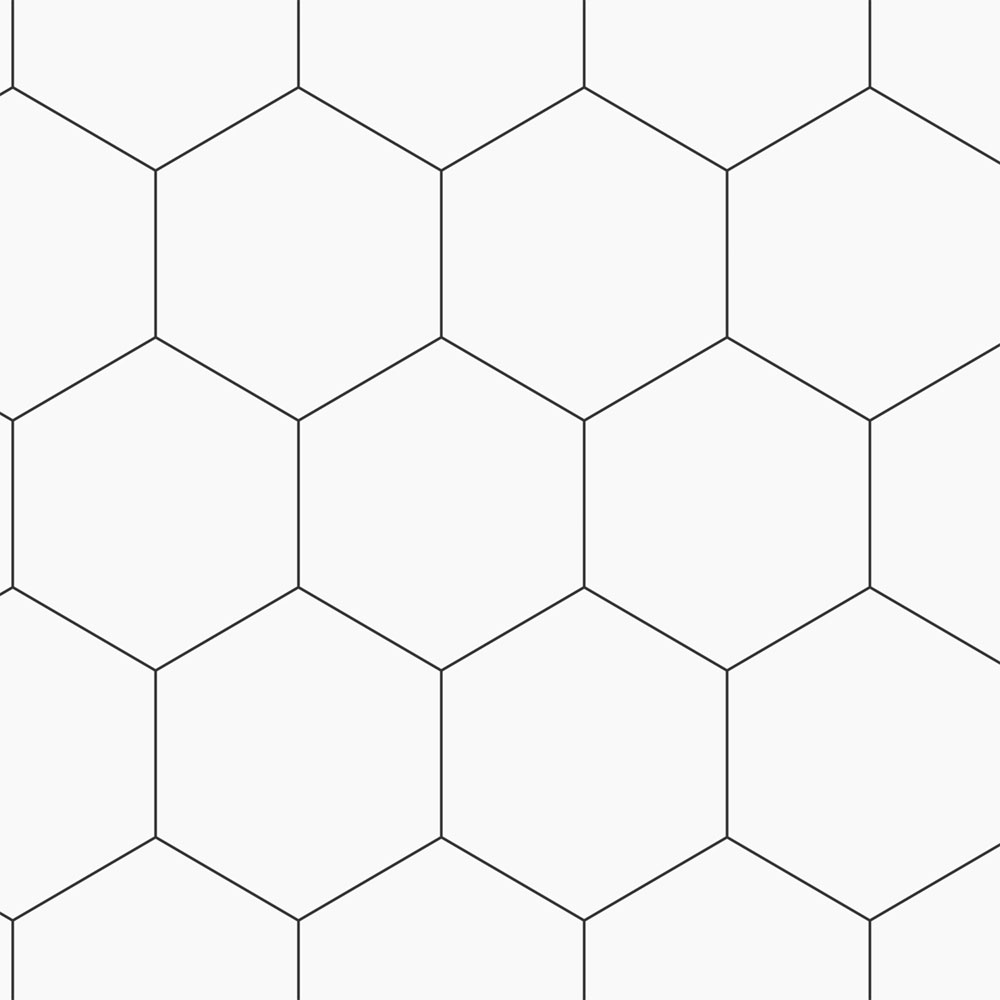 Geometrikus vlies tapéta, fehé-fekete, 139311, Bloom, Esta Home