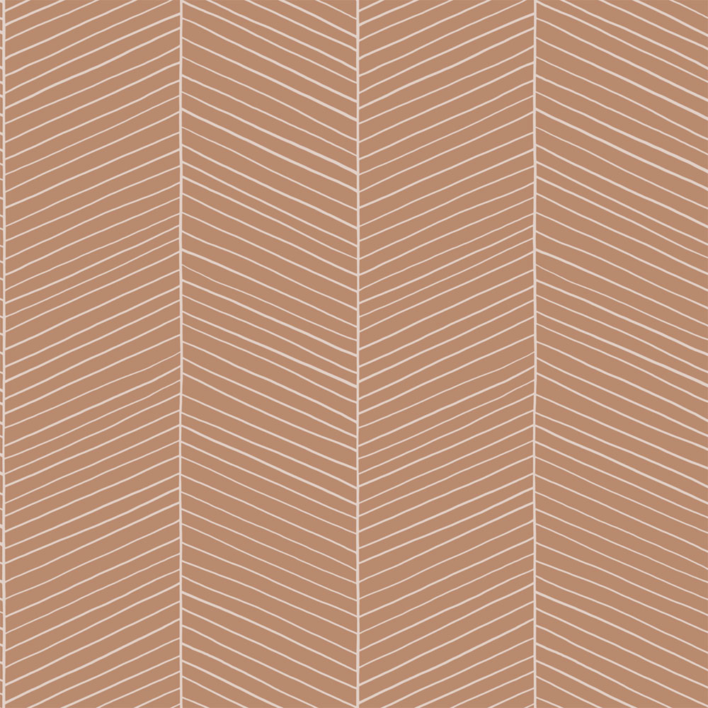 Geometrikus vlies tapéta, barna, 139357, Bloom, Esta Home