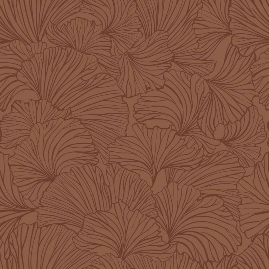 Vlies tapéta, levelek, barna, 139617, Bloom, Esta Home