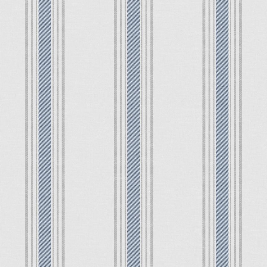 Vlies tapéta, kék, csíkos,  9810-1, Essential Stripes, ICH Wallcoverings