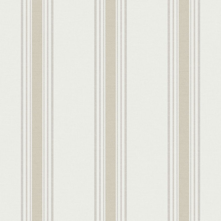 Vlies tapéta, bézs, csíkos,  9810-2, Essential Stripes, ICH Wallcoverings