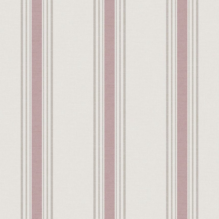 Vlies tapéta, rózsaszín, csíkos,  9810-5, Essential Stripes, ICH Wallcoverings