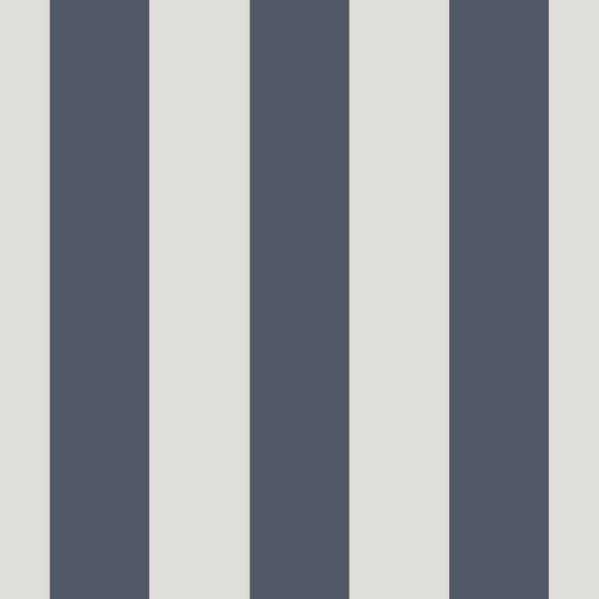Vlies tapéta, kék-fehér, csíkos,  9814-1, Essential Stripes, ICH Wallcoverings