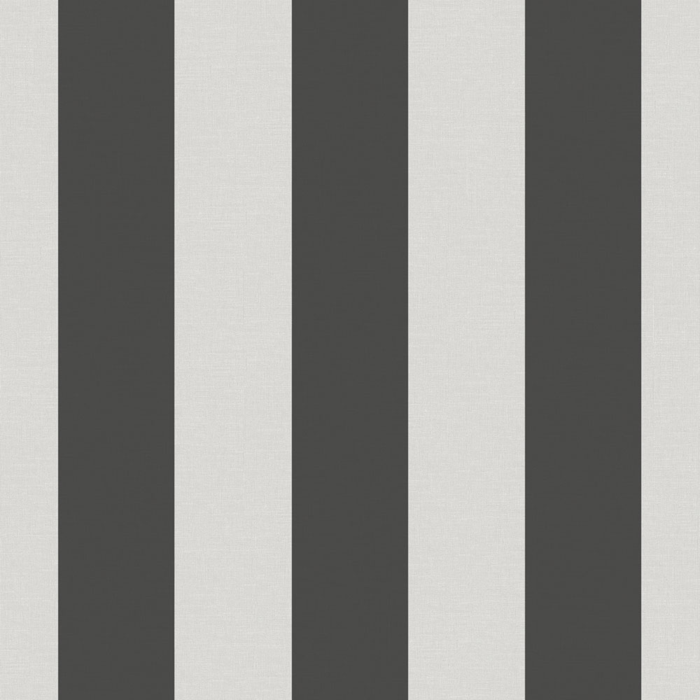 Vlies tapéta, fekete-fehér, csíkos,  9814-4, Essential Stripes, ICH Wallcoverings