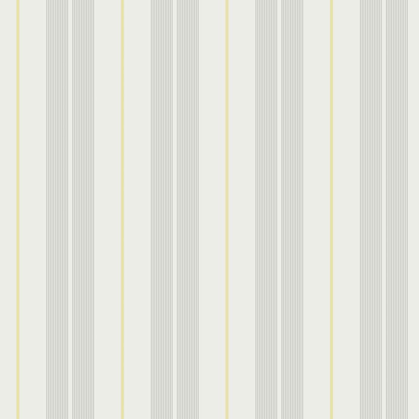 Vlies tapéta, szürke-sárga, csíkos,  9815-4, Essential Stripes, ICH Wallcoverings