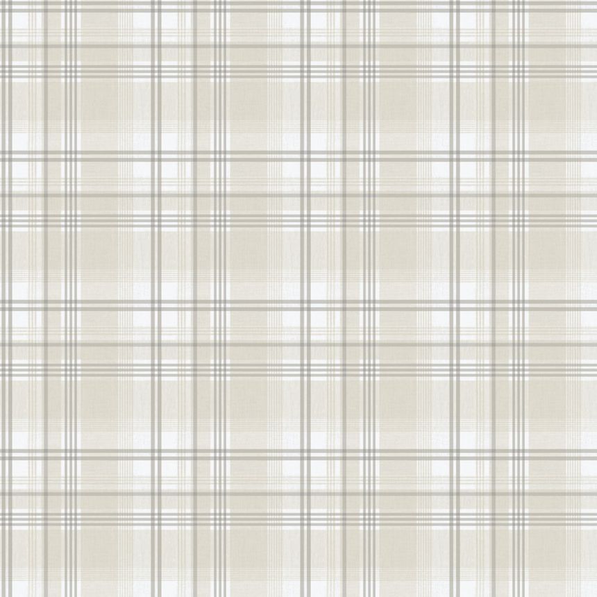 Vlies tapéta, bézs, kocka,  9819-2, Essential Stripes, ICH Wallcoverings
