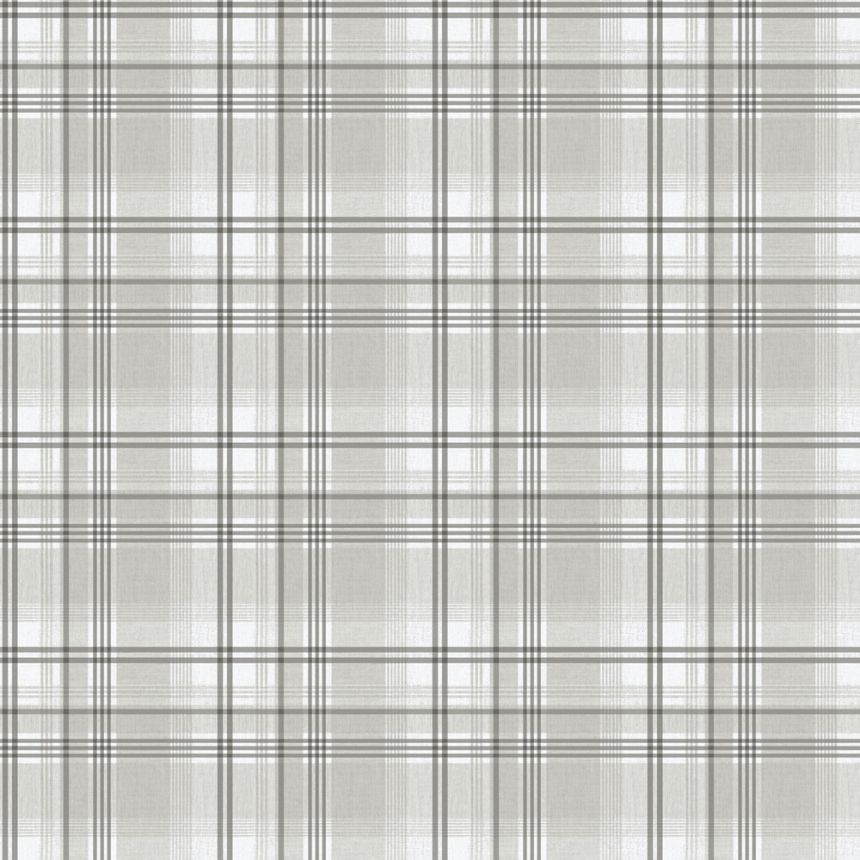 Vlies tapéta, szürke, kocka,  9819-4, Essential Stripes, ICH Wallcoverings