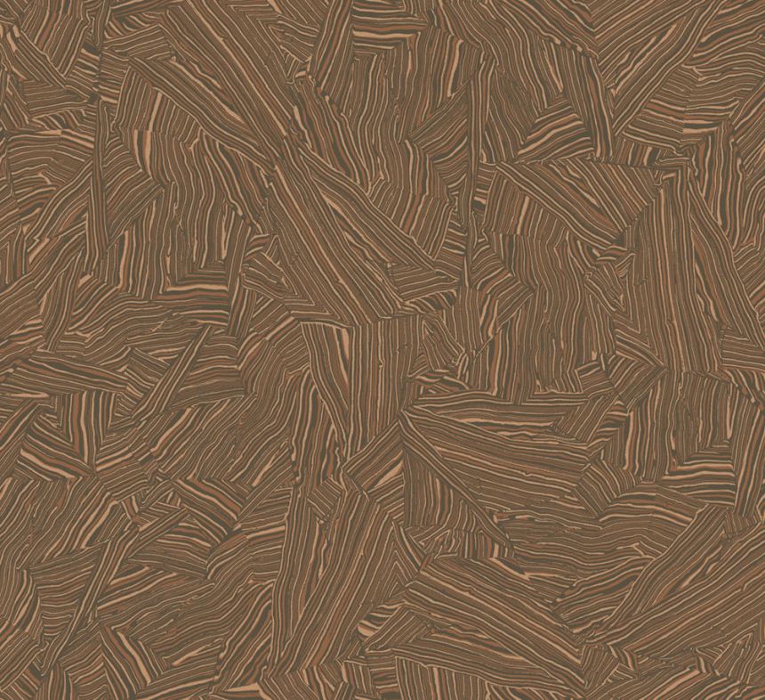 Vlies tapéta, barna-bronz, kő, ROC102, Rock, Masureel