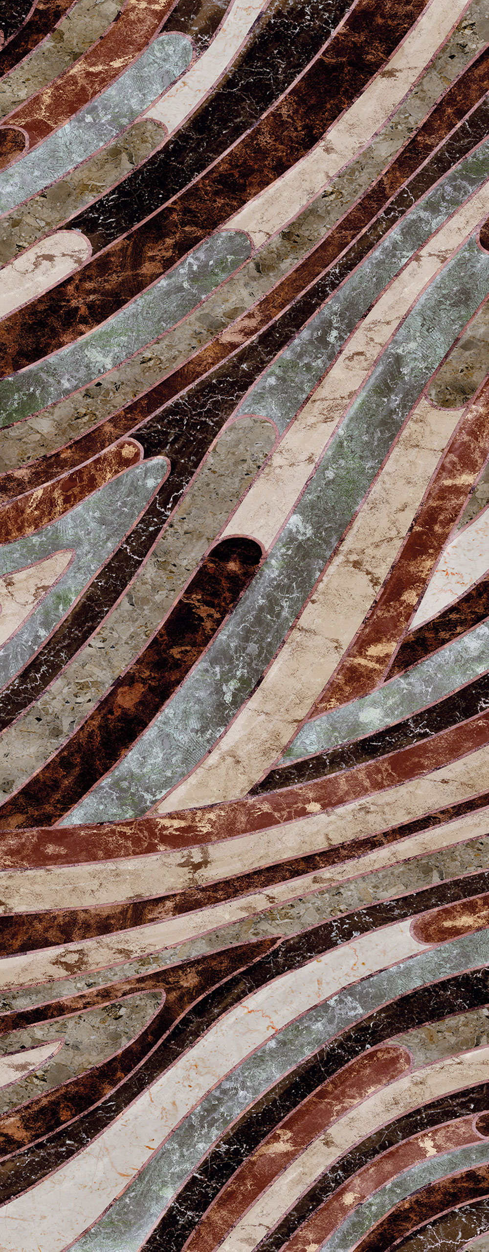 Geometrikus vlies fotótapéta, szürke-barna, DGROC2041-300, Rock, Masureel