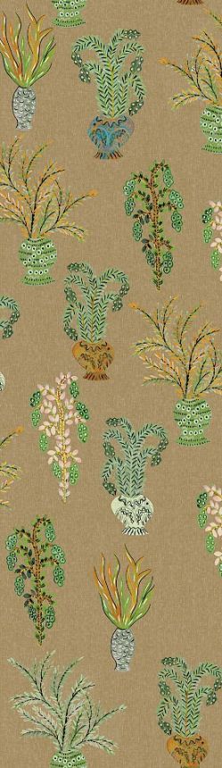 Vlies poszter tapéta, khaki, virágok, DGJOY1022-300, Joy, Masureel