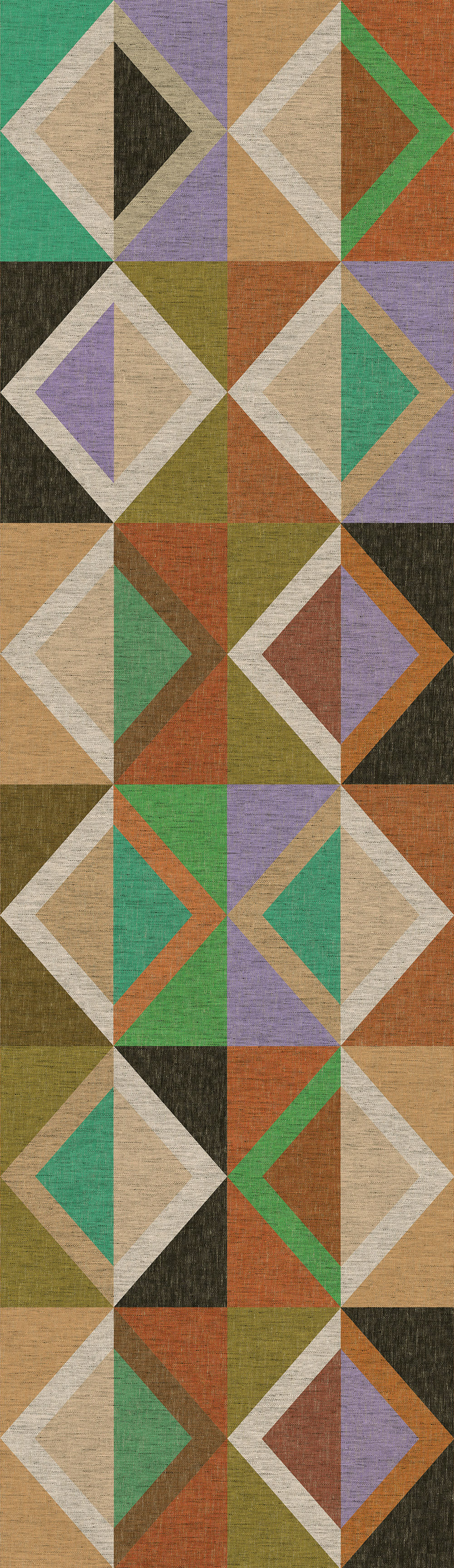 Geometrikus vlies poszter tapéta, barna-zöld, DGJOY4031-300, Joy, Masureel