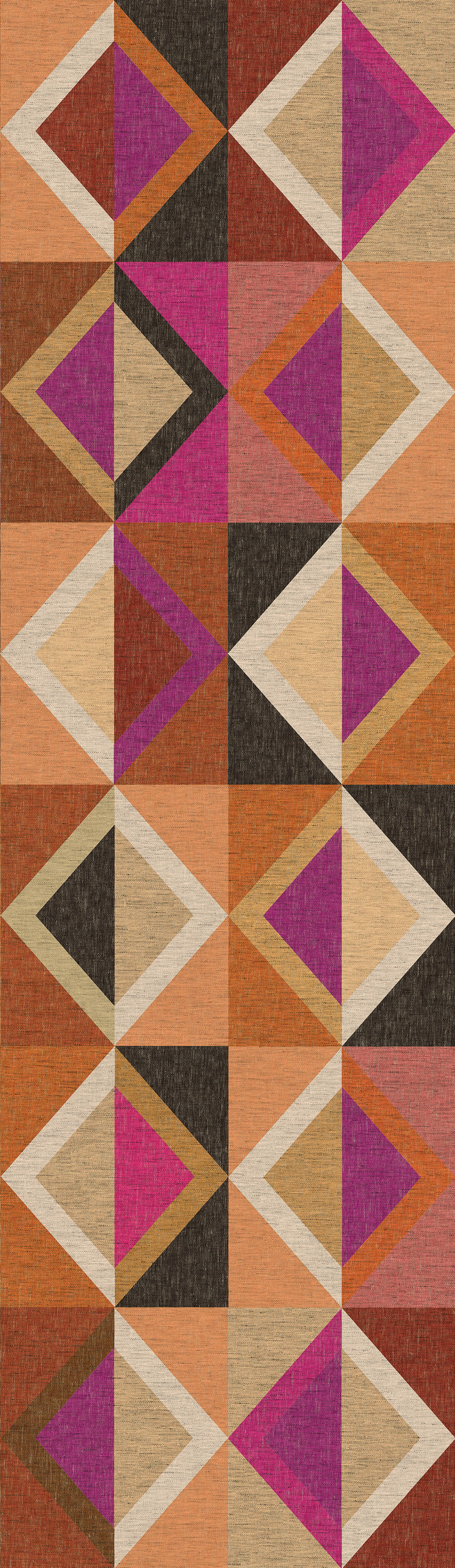 Geometrikus vlies poszter tapéta, barna-lila, DGJOY4041-260, Joy, Masureel