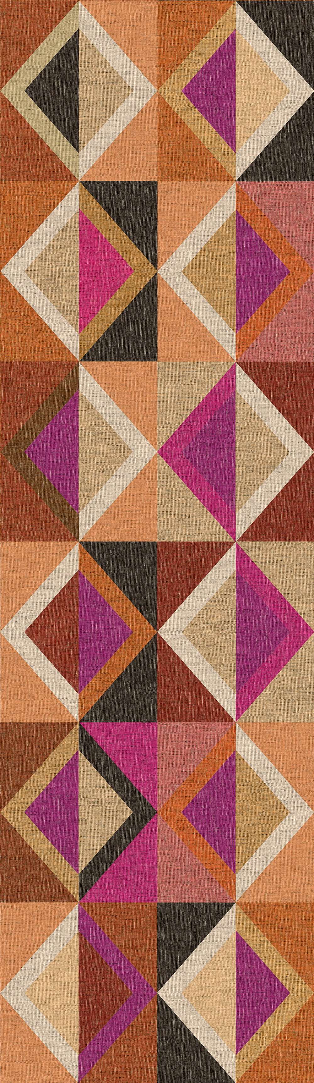 Geometrikus vlies poszter tapéta, barna-lila, DGJOY4042-260, Joy, Masureel