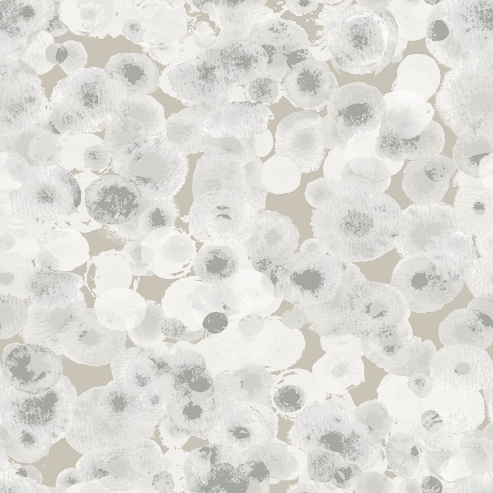Gyerek bézs vlies tapéta, buborékok, M1054-4, Mika,  ICH Wallcoverings