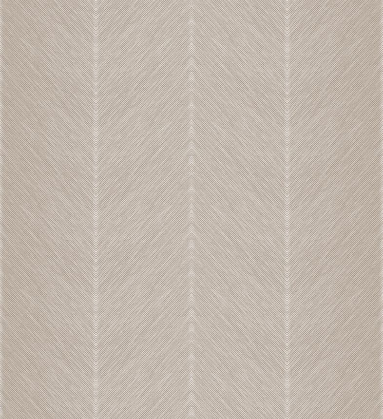 Bézs vlies tapéta, cikk-cakk minta, M1803-5, Mika,  ICH Wallcoverings