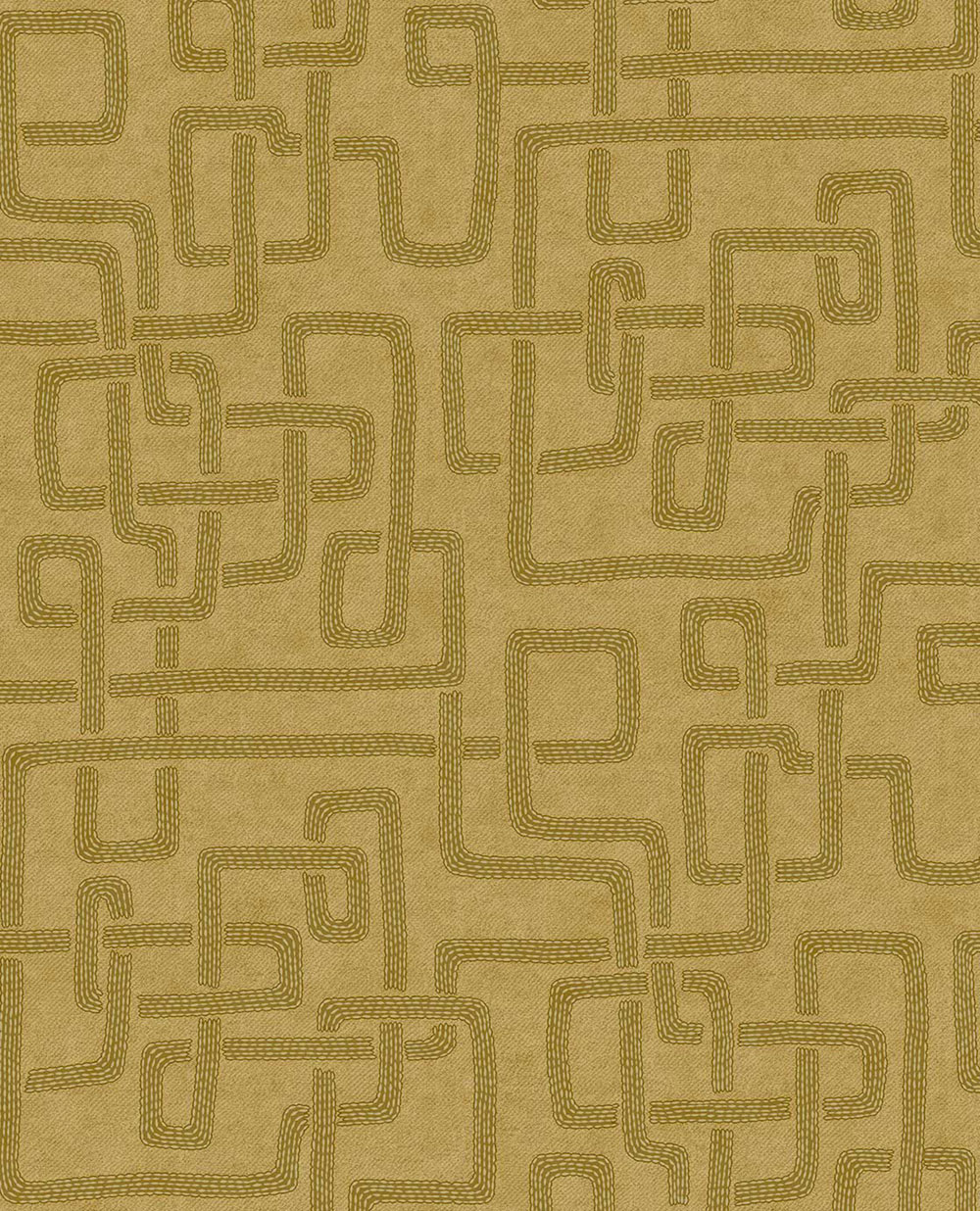 Vlies tapéta, okker,  szövet utánzat, 340234, Solange, Eijffinger