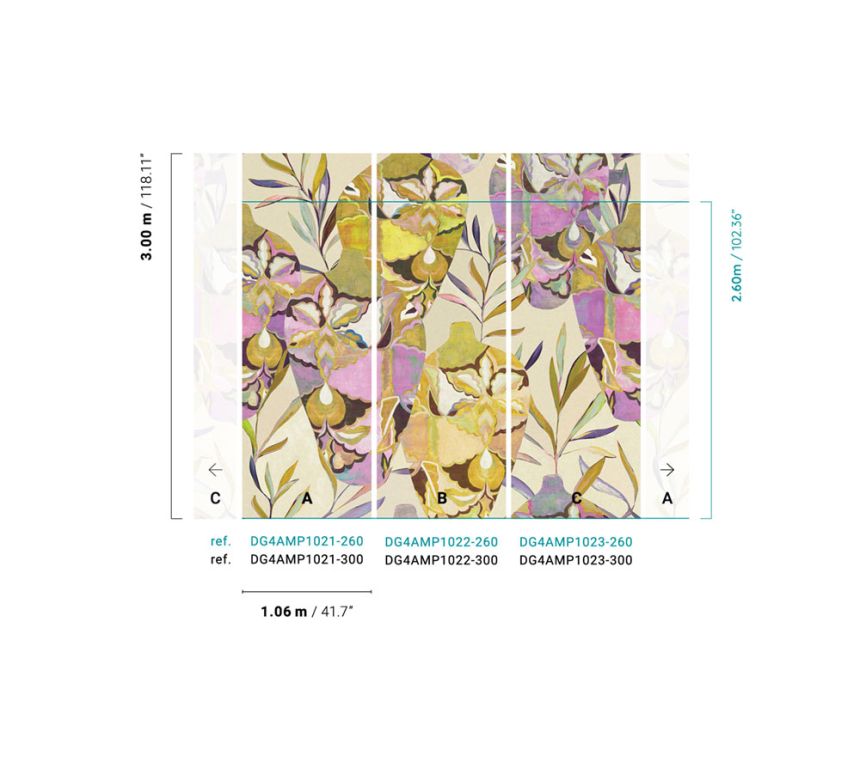 Vlies fotótapéta, Amfórák, DG4AMP1022-260, Wall Designs IV, Khroma by Masureel
