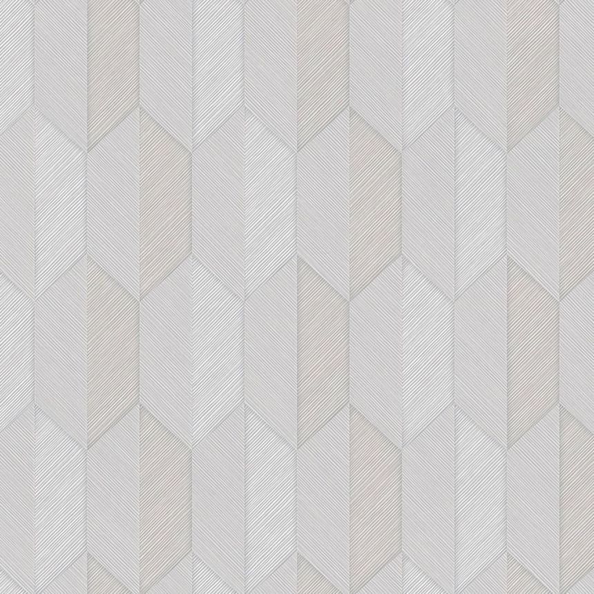 Geometrikus vlies tapéta, szürke, 1501-2, Vera, AdaWall