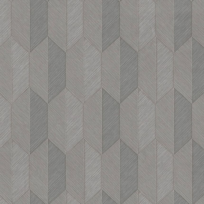Geometrikus vlies tapéta, szürke, 1501-4, Vera, AdaWall