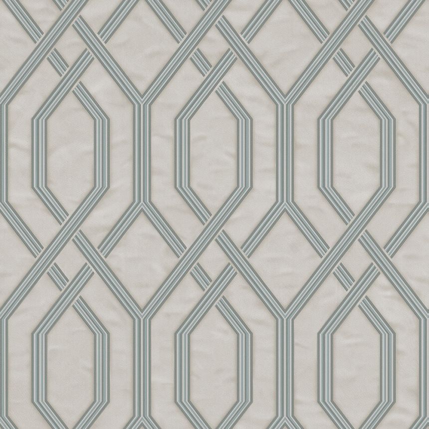 Geometrikus vlies tapéta, szürke, 1502-3, Vera, AdaWall