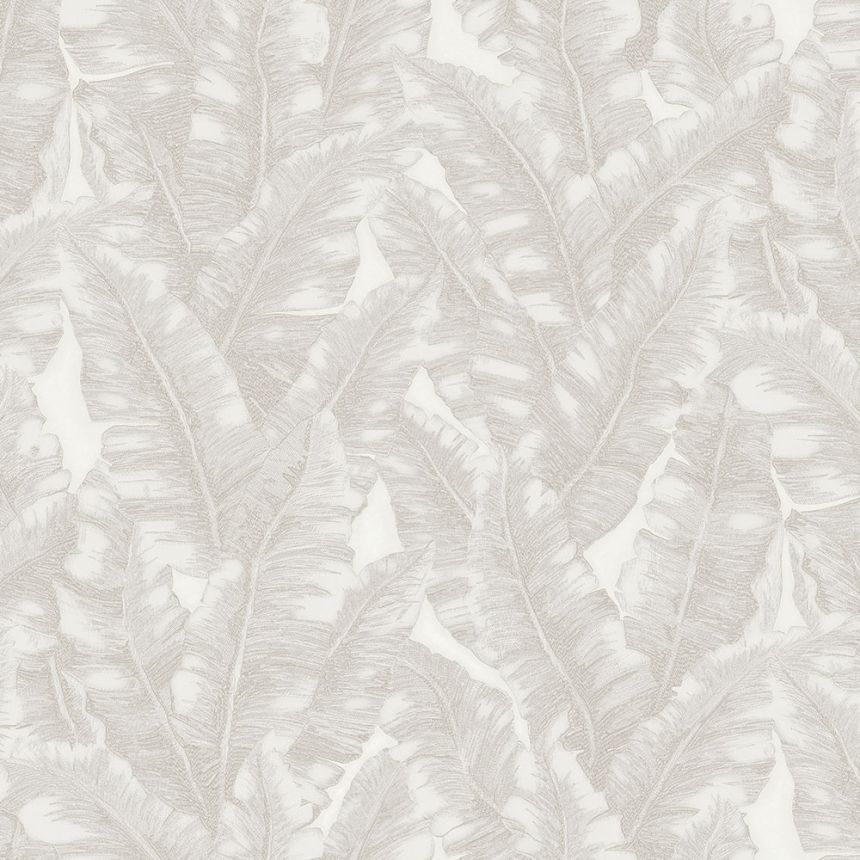 Vlies tapéta, krém, levelek, 1507-1, Vera, AdaWall
