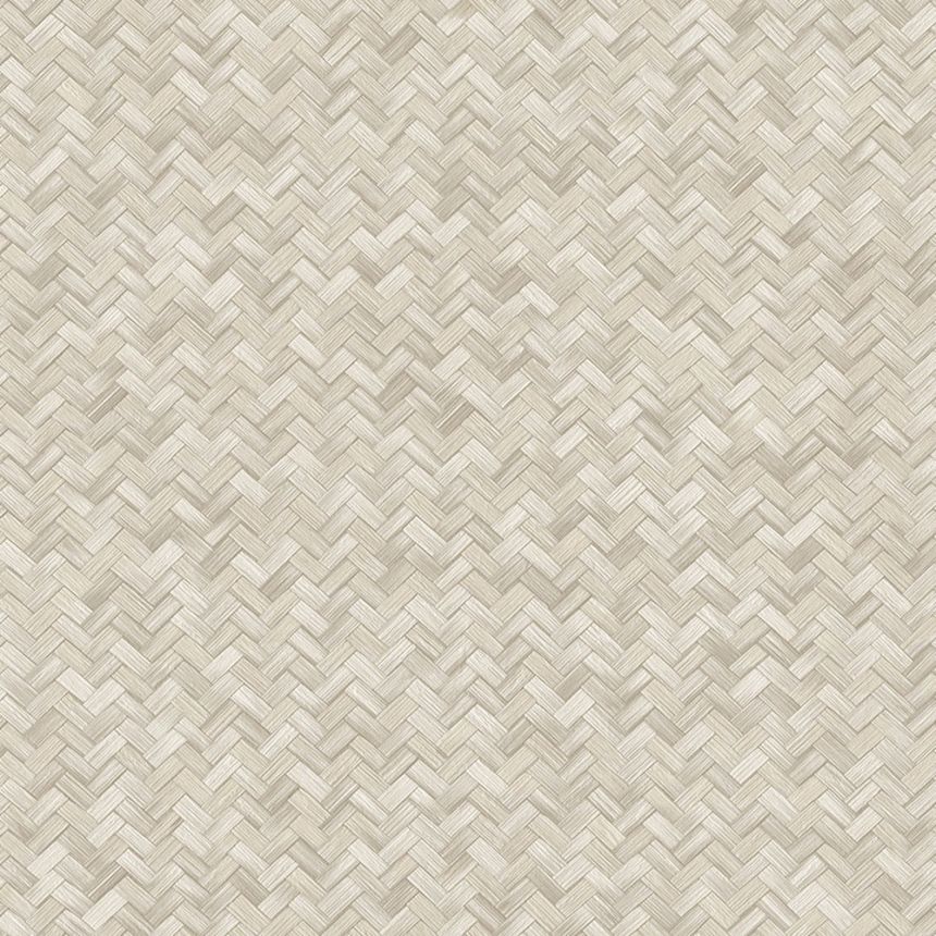 Vlies tapéta, bézs, faháncsutánzattal, 1511-3, Vera, AdaWall