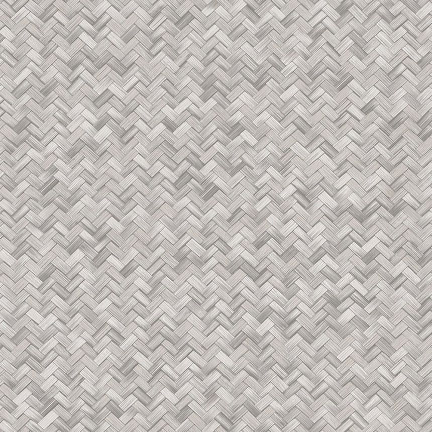 Vlies tapéta, szürke, faháncsutánzattal, 1511-4, Vera, AdaWall