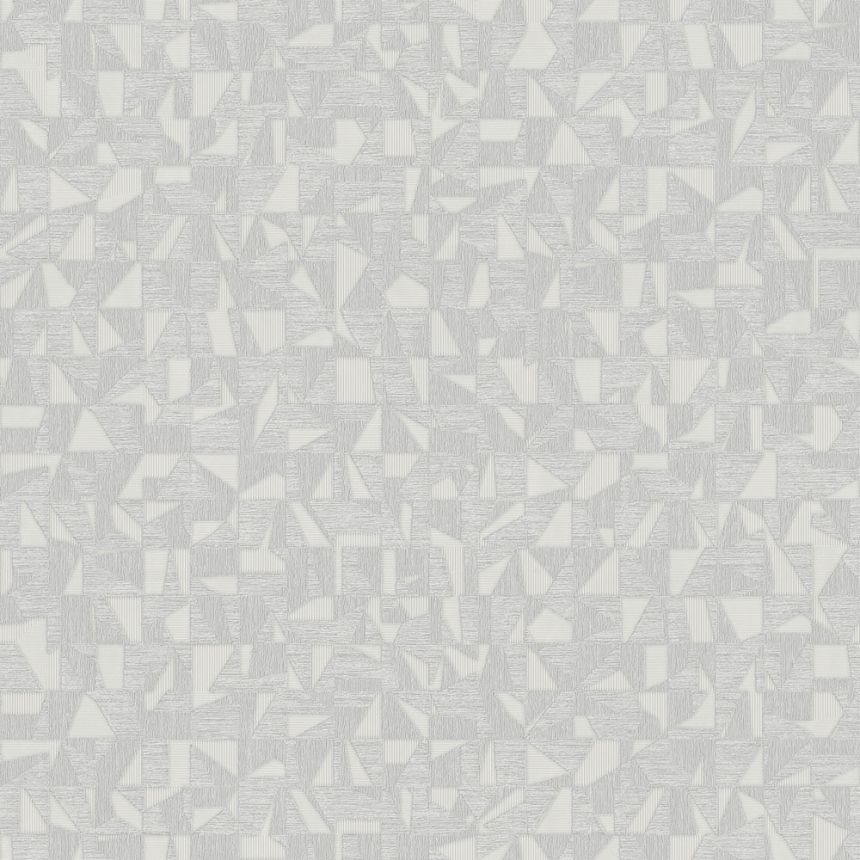 Geometrikus vlies tapéta, szürke, 1512-2, Vera, AdaWall