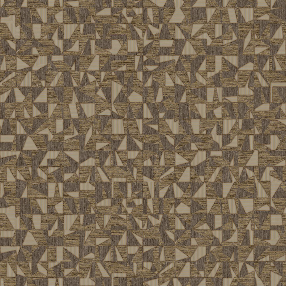 Geometrikus vlies tapéta, barna-arany, 1512-5, Vera, AdaWall