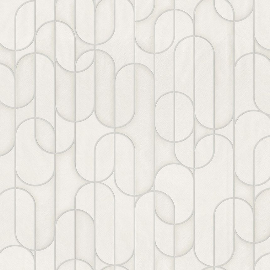 Geometrikus vlies tapéta, krém, 1514-1, Vera, AdaWall