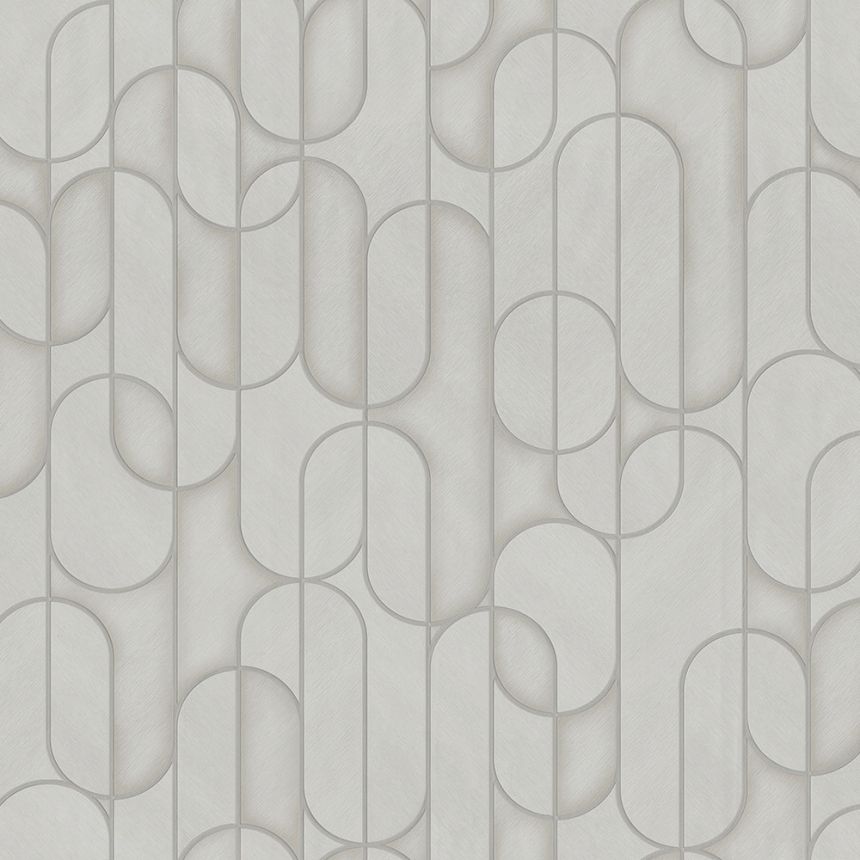 Geometrikus vlies tapéta, szürke, 1514-3, Vera, AdaWall