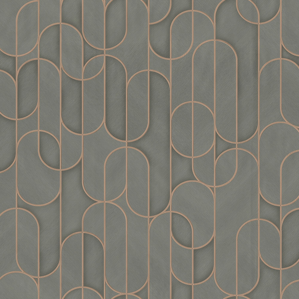 Geometrikus vlies tapéta, szürke, 1514-4, Vera, AdaWall