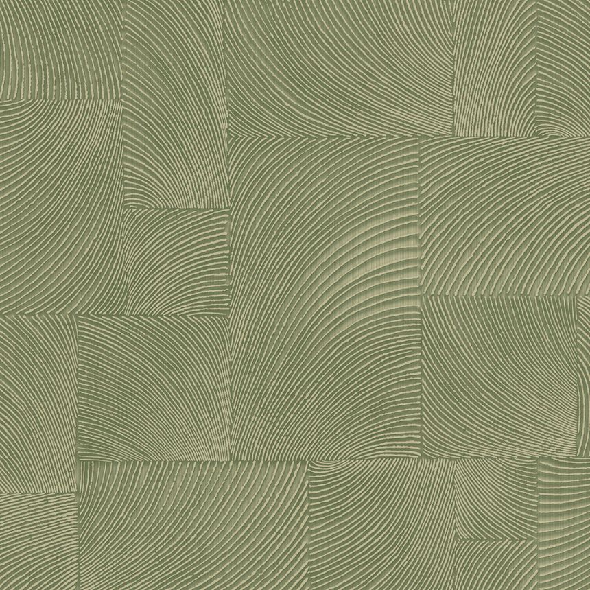 Zöld geometrikus vlies tapéta, A71503, Vavex 2026