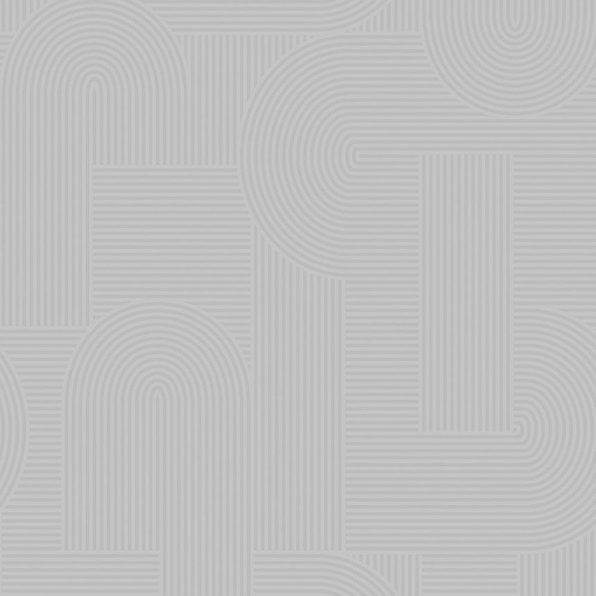 Szürke geometrikus vlies tapéta, 121136, Vavex 2026