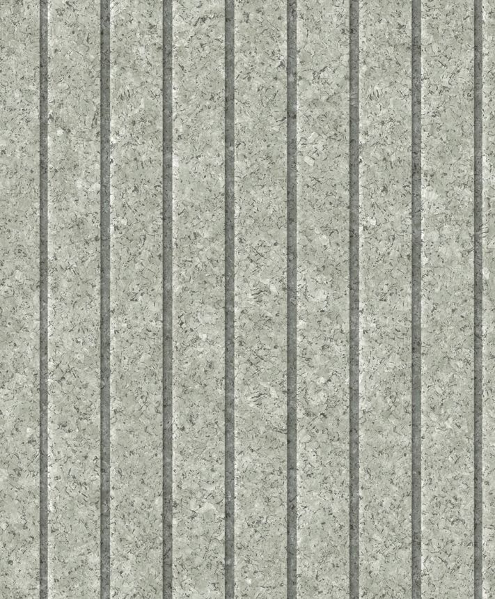 Vlies tapéta, zöld, parafa utánzat, csíkok, M75304, Brut, Ugépa