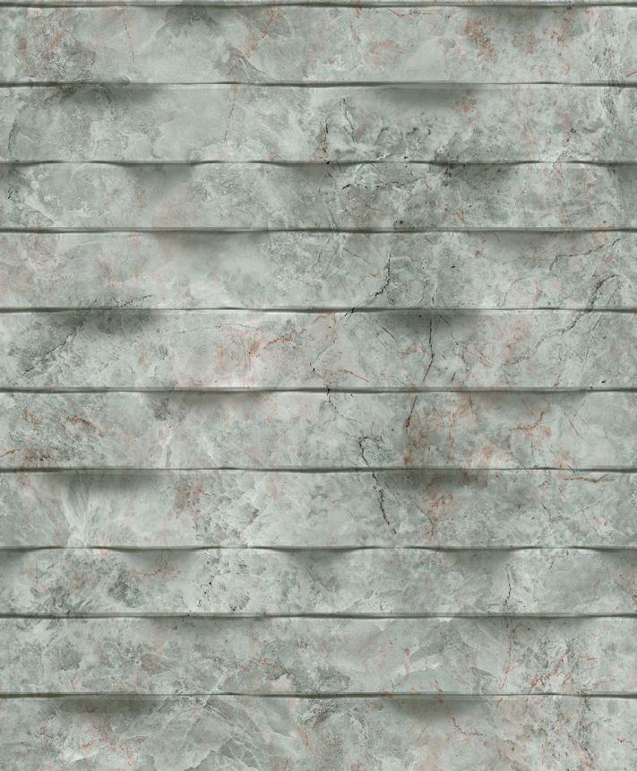 Vlies tapéta, zöld, 3D márvány csempézés, M79994D, Brut, Ugépa