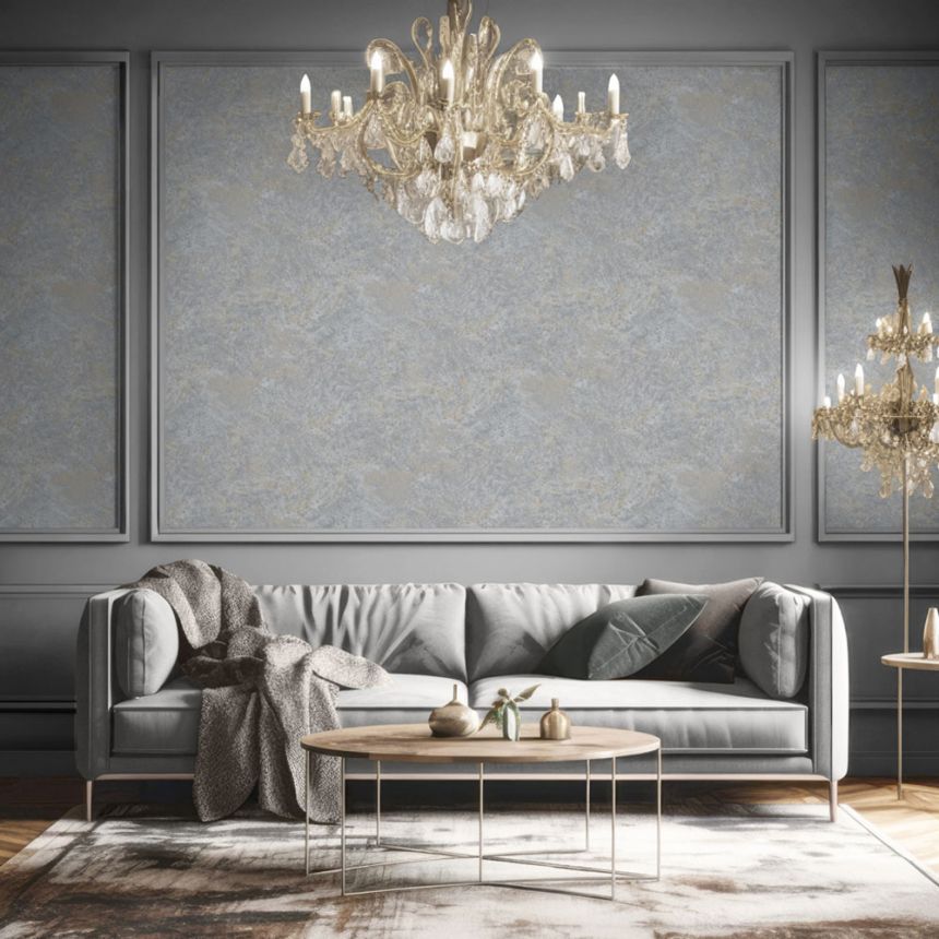 Luxus vlies tapéta, szürke, beton, stukkó, M66719, Venezia, Ugépa