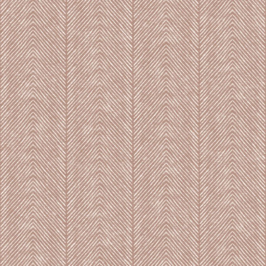 Vlies tapéta, barna, csíkos, halszálkás tapéta, M69205, Nomade, Ugépa