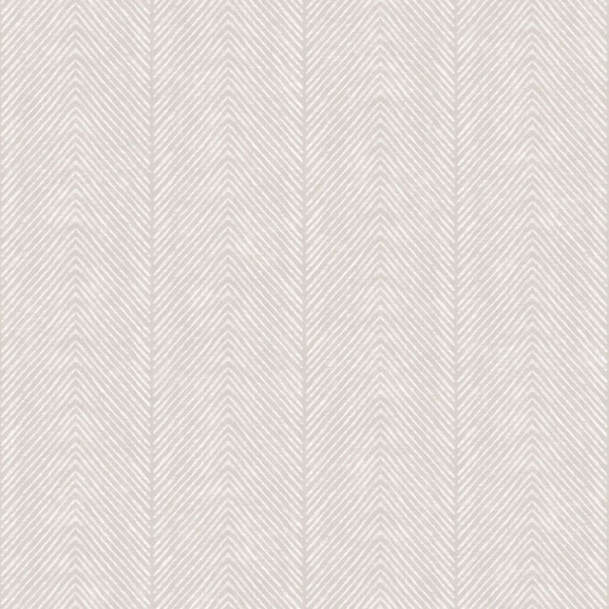 Vlies tapéta, szürke-bézs, csíkos, halszálkás tapéta, M69219, Nomade, Ugépa